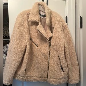 American Eagle Jacket Teddy Bear Motorcycle Jacket